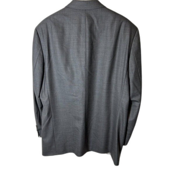 Boss Hugo Boss Einstein Gray Wool Single Breasted 3 Button Suit Jacket Size 46R - Picture 10 of 14